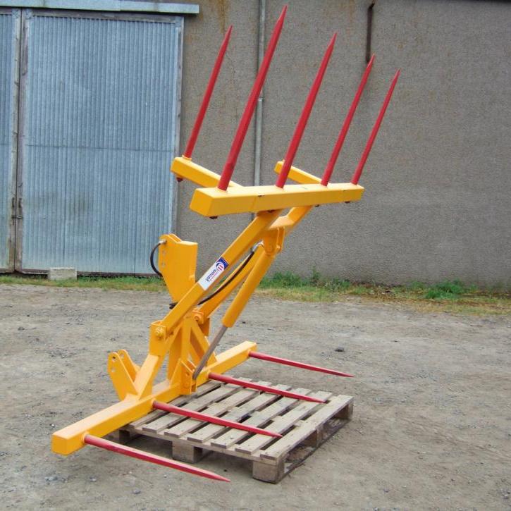 Big Bale Transporter for the back of tractors - showing the non-folding version.